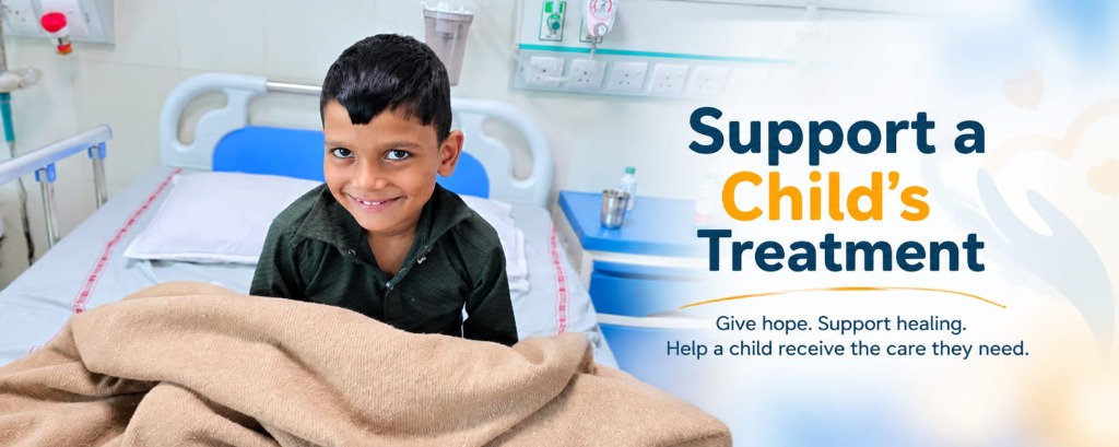 Support a Child's Treatment — Give hope, Support healing, Help a child receive the care they need